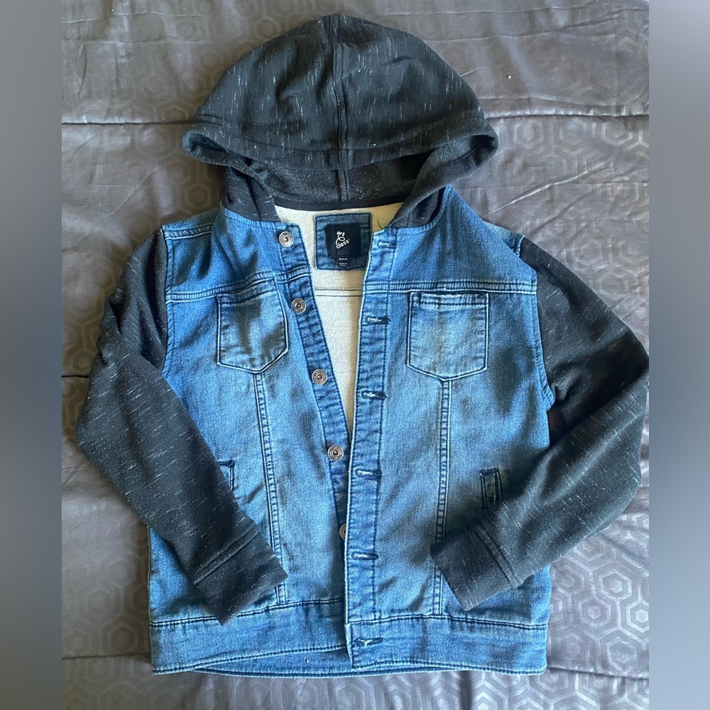 Sweater jean jacket